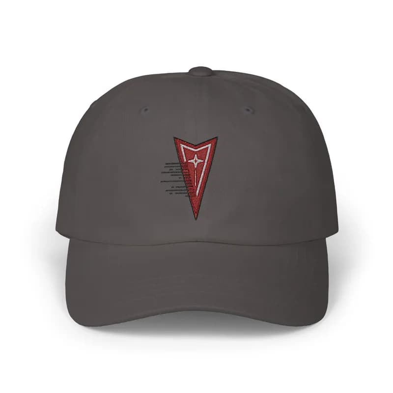 Dad Hat, Classic Car Cap, Muscle Car Logo, Vintage Auto Enthusiast Gift, Retro Racing Headwear, Cool Dad Hat, Pontiac Arrowhead