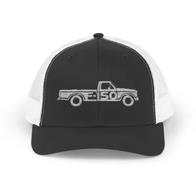 1980s Ford F-150 Calligram Snapback Trucker Cap