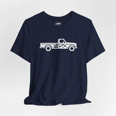 1980s Ford F-150 Truck Calligram T-Shirt | Retro Vintage Truck Tee