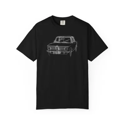 1974 BMW 2002 Hard Sketch T-Shirt