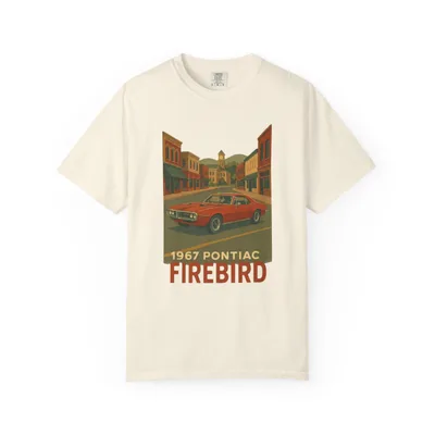 1967 Pontiac Firebird Retro Car T-Shirt | Vintage Muscle Car Tee