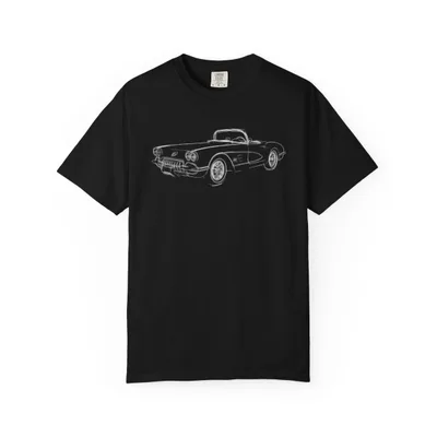 1960 Chevrolet Corvette hard sketch Premium T-Shirt