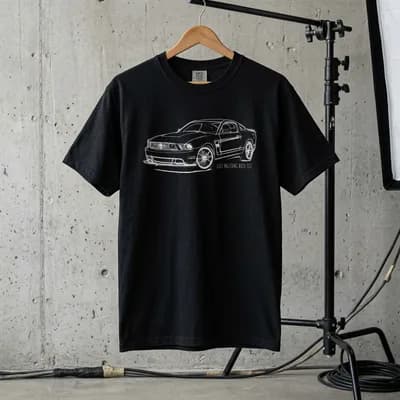 2012 Mustang Boss 302 Premium T-Shirt | Muscle Car Racing Tee